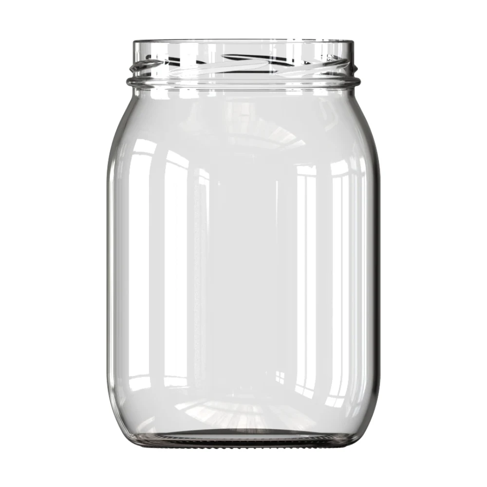 1,500 ml Round Glass Jar (AG-1-7100-1500-100)