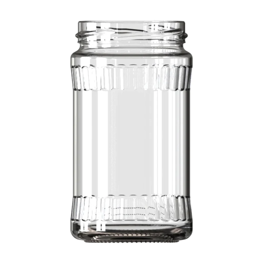برطمان زجاجي دائري 370 مل (AG-1-7100-370-63-08)
