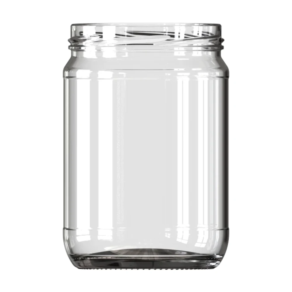 580 ml Round Glass Jar (AG-1-7100-580-82-0)