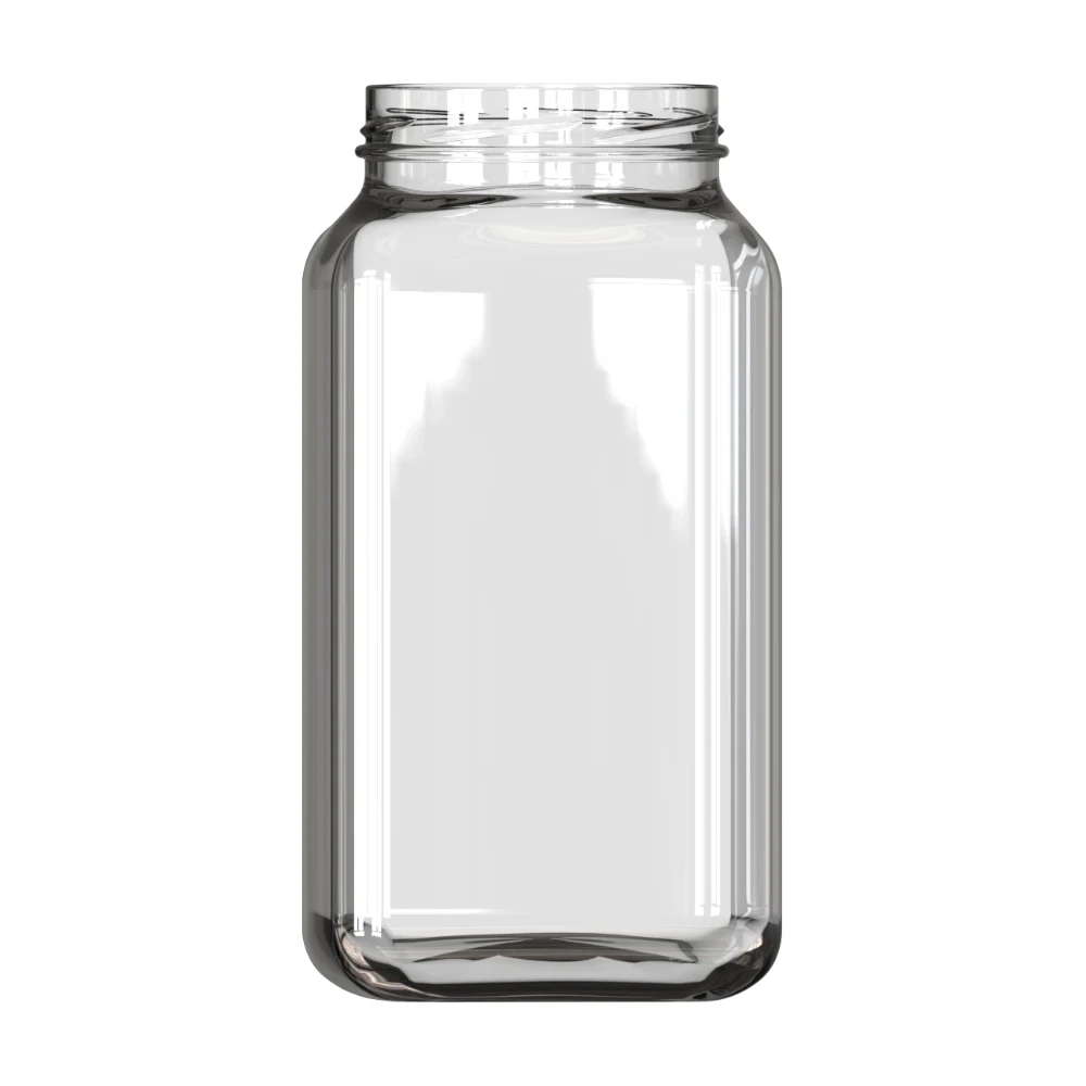 3,000 ml Square Glass Jar (AG-1-7400-3000-100)