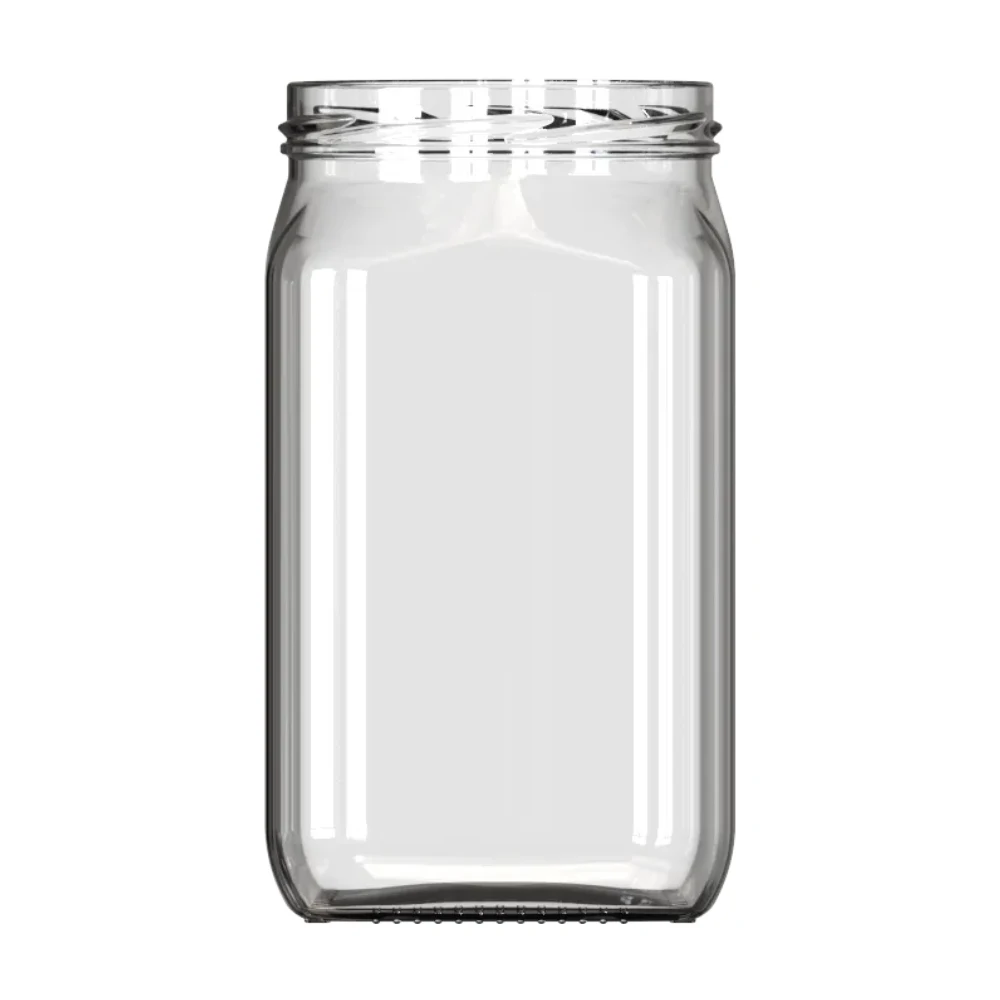 850 ml Square Glass Jar (AG-1-7400-850-82-01)