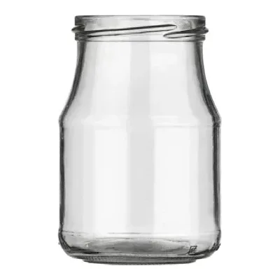370 ml Round Glass Jar (AG-11-7100-370-66-01)