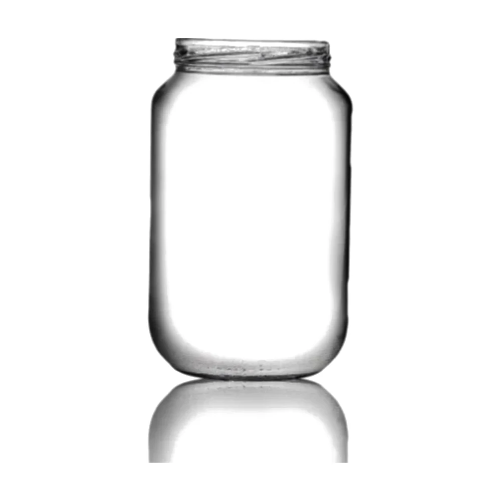 1,000 ml Round Glass Jar (AG-3-7100-1000-82-01)