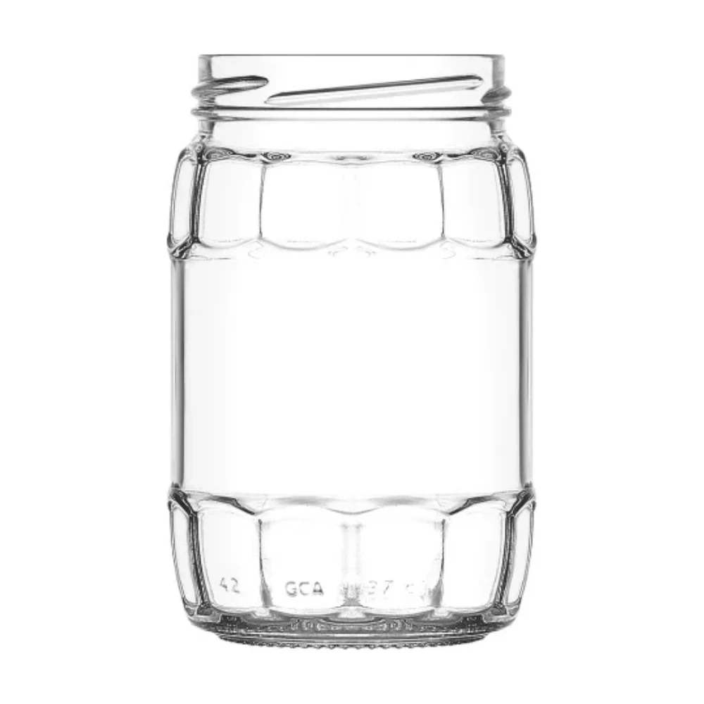 370 ml Round Glass Jar (AG-7-7100-370-63-03)