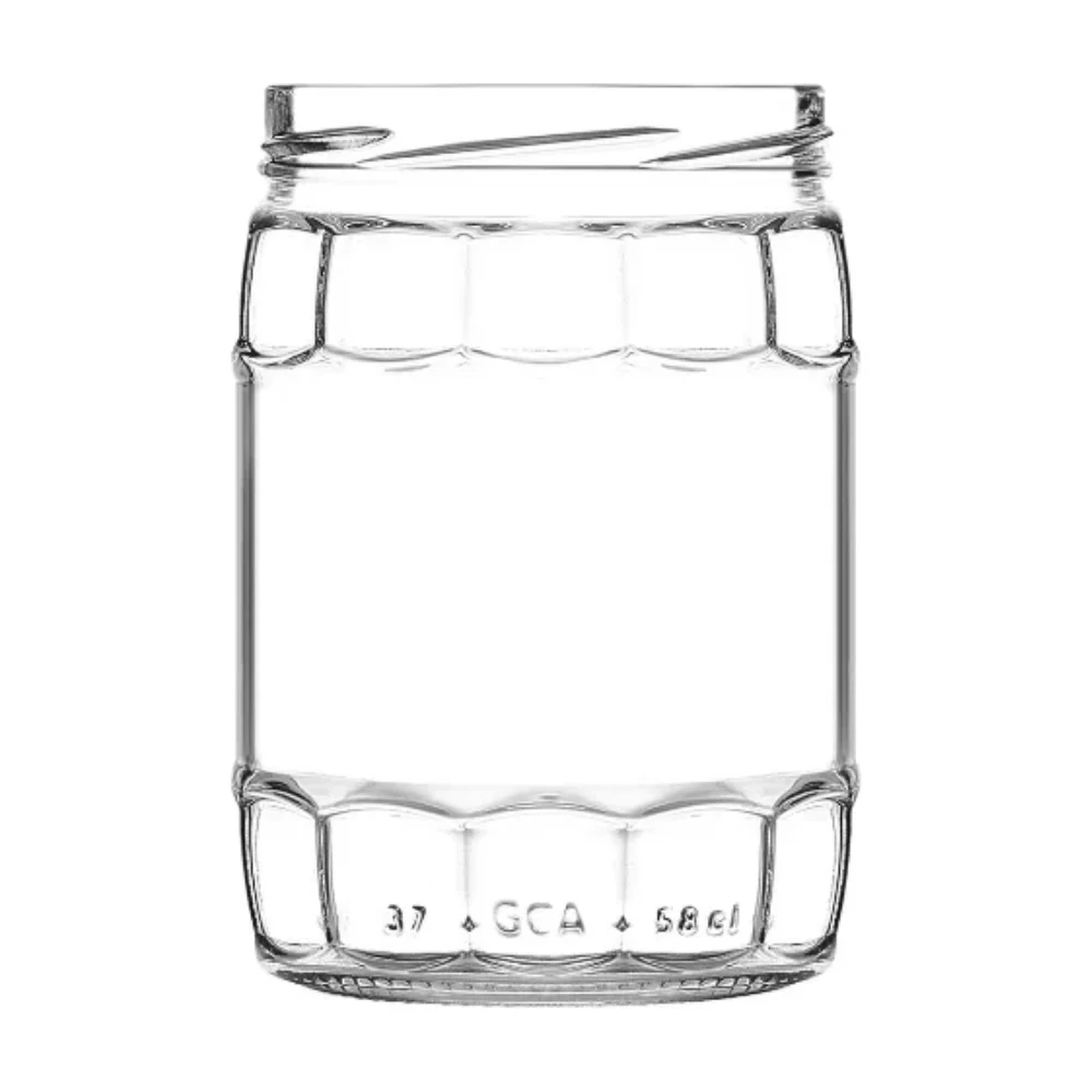 580 ml Round Glass Jar (AG-7-7100-580-82-03)