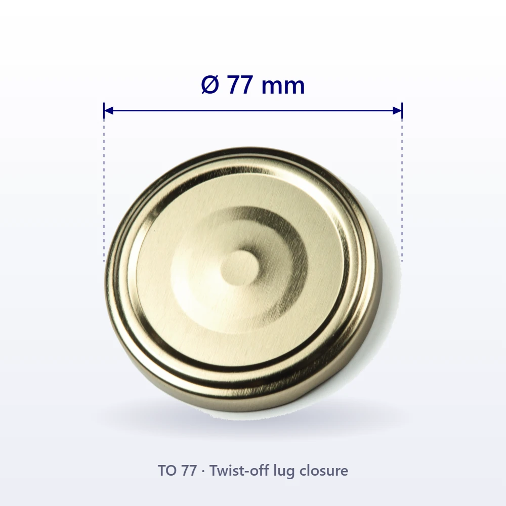 Twist-Off Cap TO77, 77 mm diameter